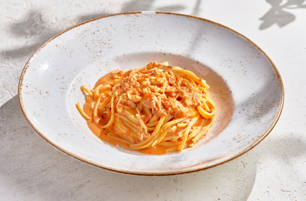Pasta Tagliolini with crab