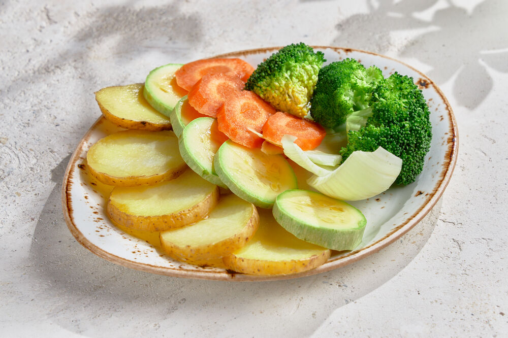 Steamed vegetables