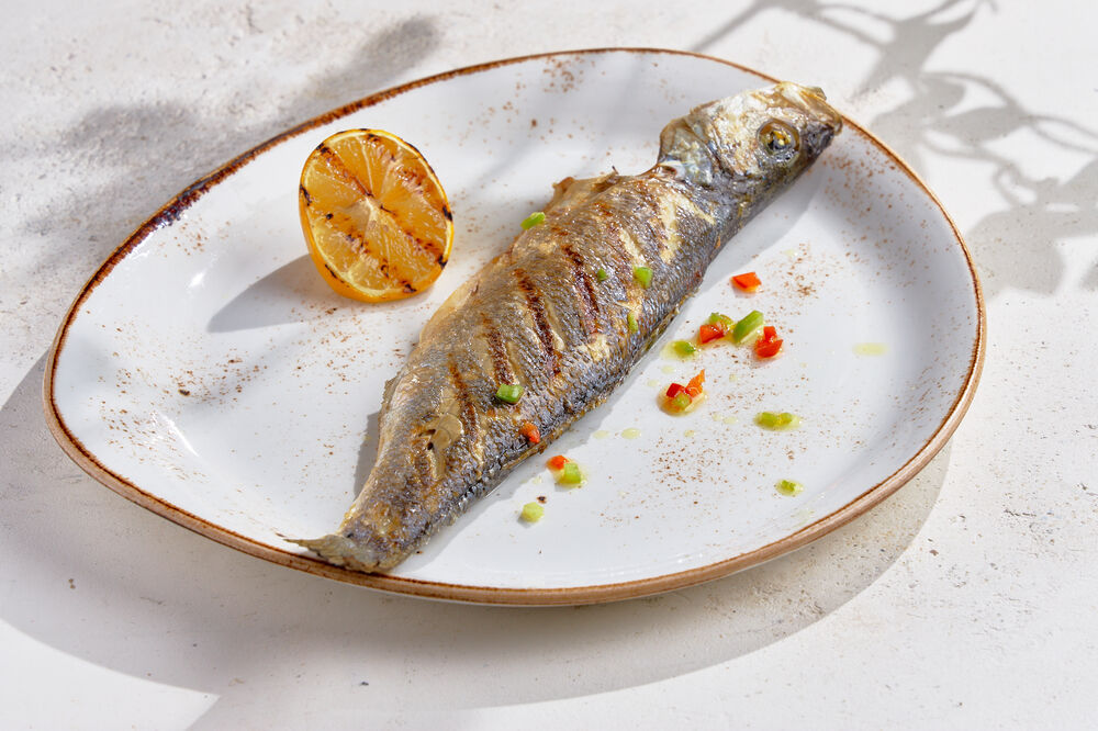 Grilled seabass