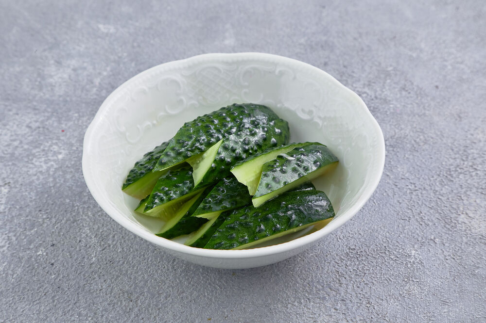 Soft-salted cucumbers