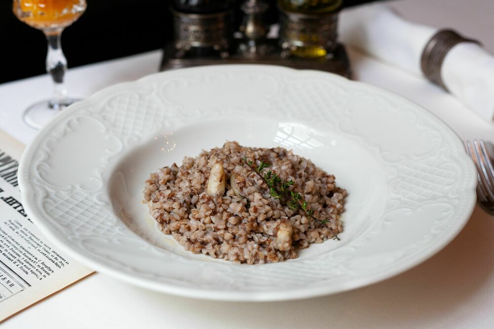 Buckwheat Porridge with Thyme and Garlic