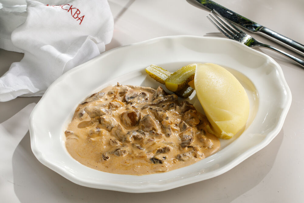 Бефстроганов из говядины