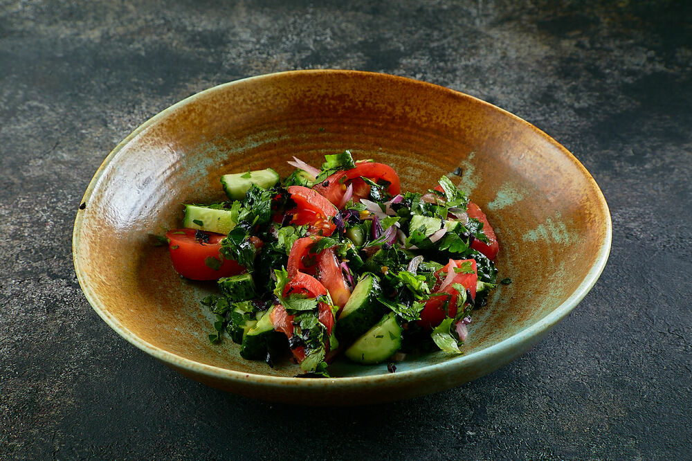 Georgian style vegetable salad