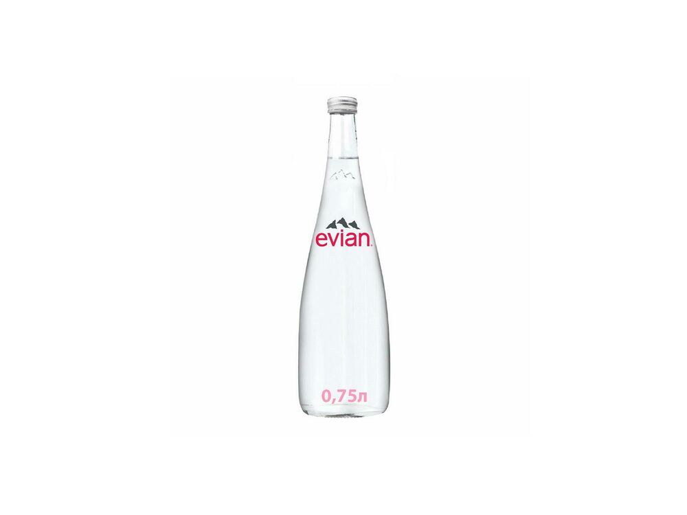 Evian негазированная 750 мл