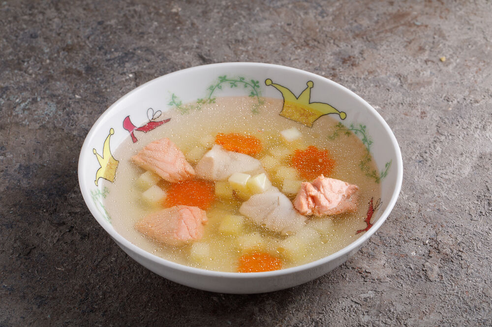 Children's fish soup