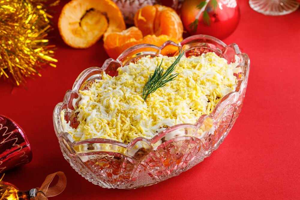 Salad "Mimosa" with tuna 1kg