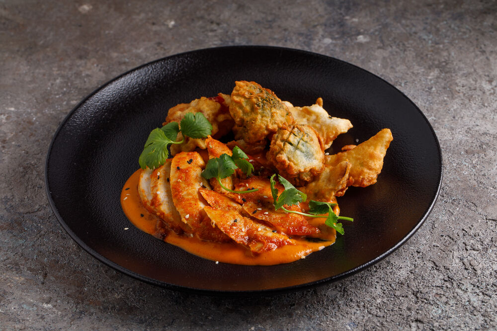 Chicken breast with spinach