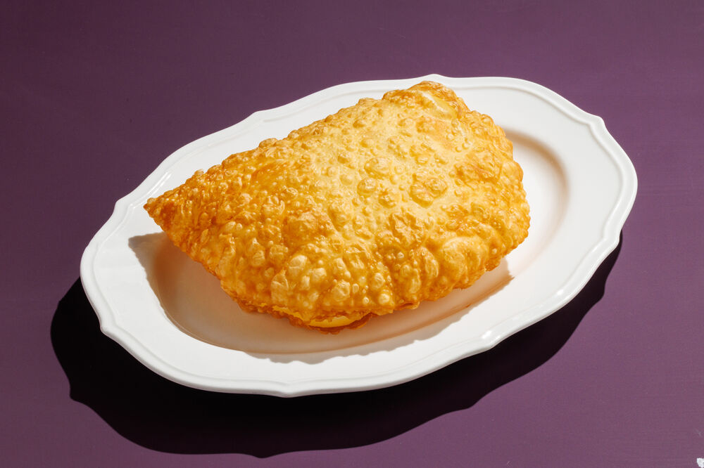 Cheburek with veal