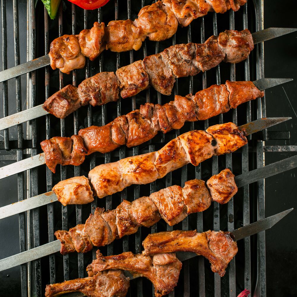 Lamb fillet shish-kebab