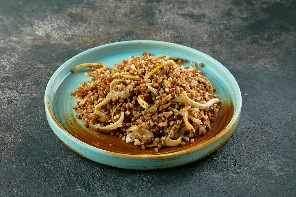 Buckwheat with seasonal mushrooms
