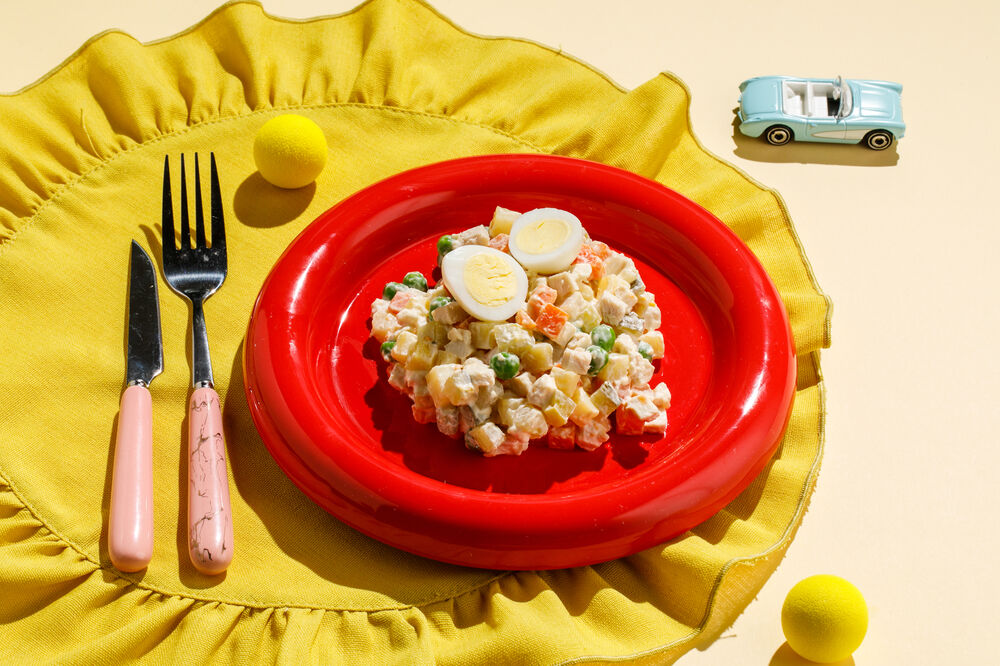 Salad "Olivier" for children