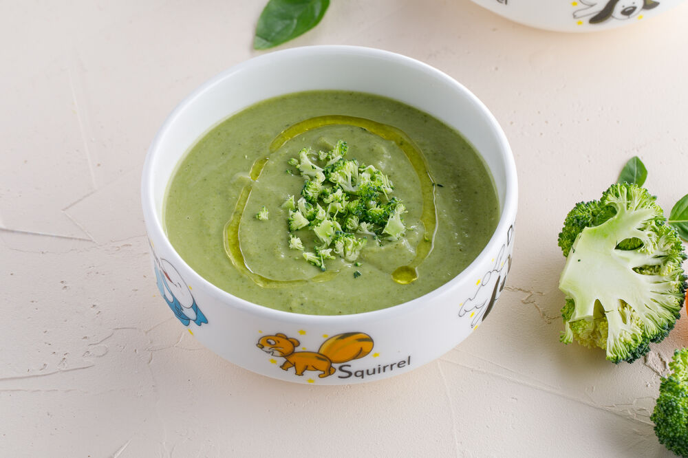 Cream of broccoli soup for children