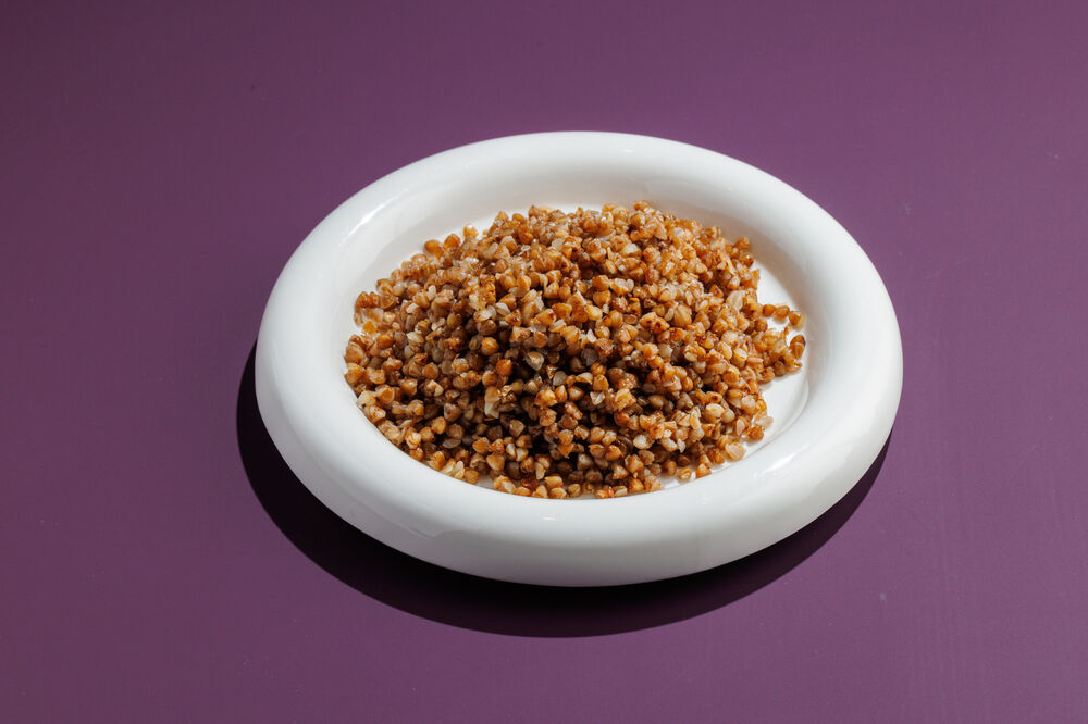 Boiled buckwheat