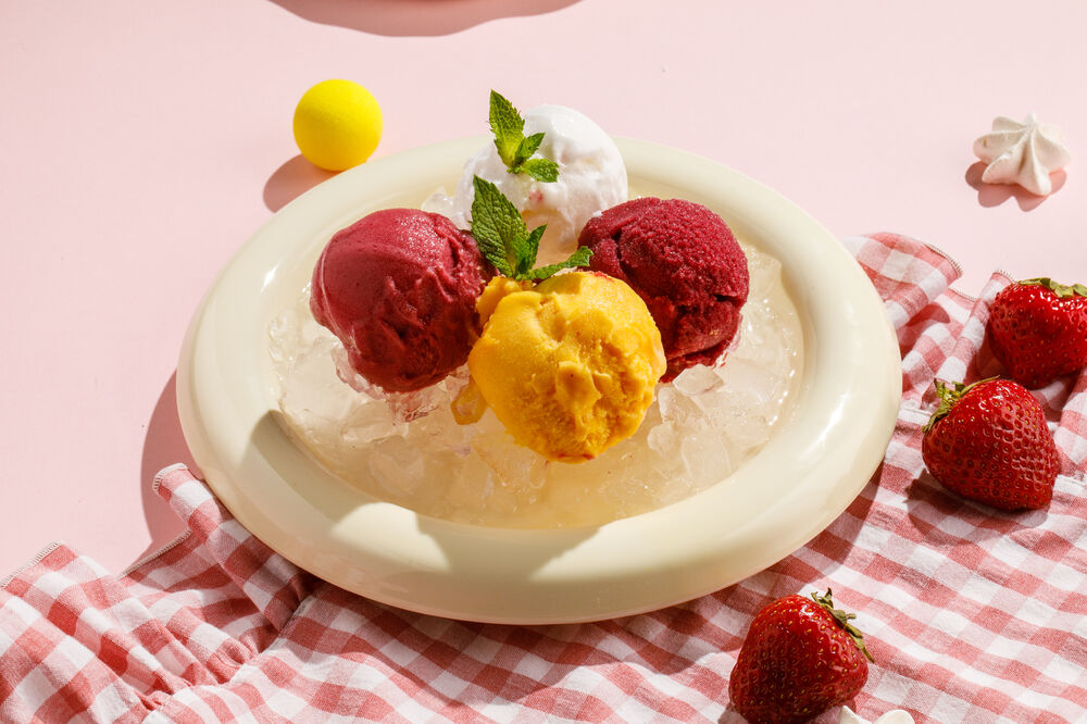 Ice cream assortment 
