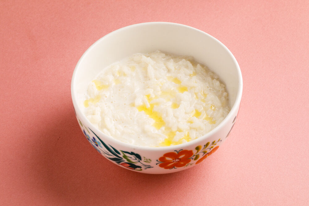 Rice milk porridge