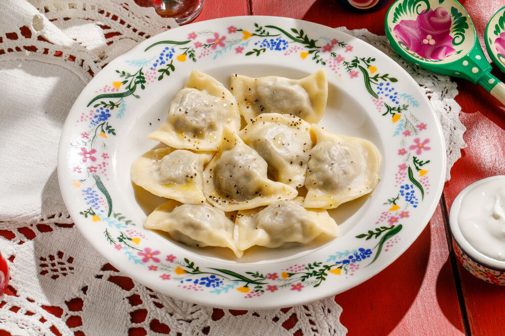 Пельмени с олениной