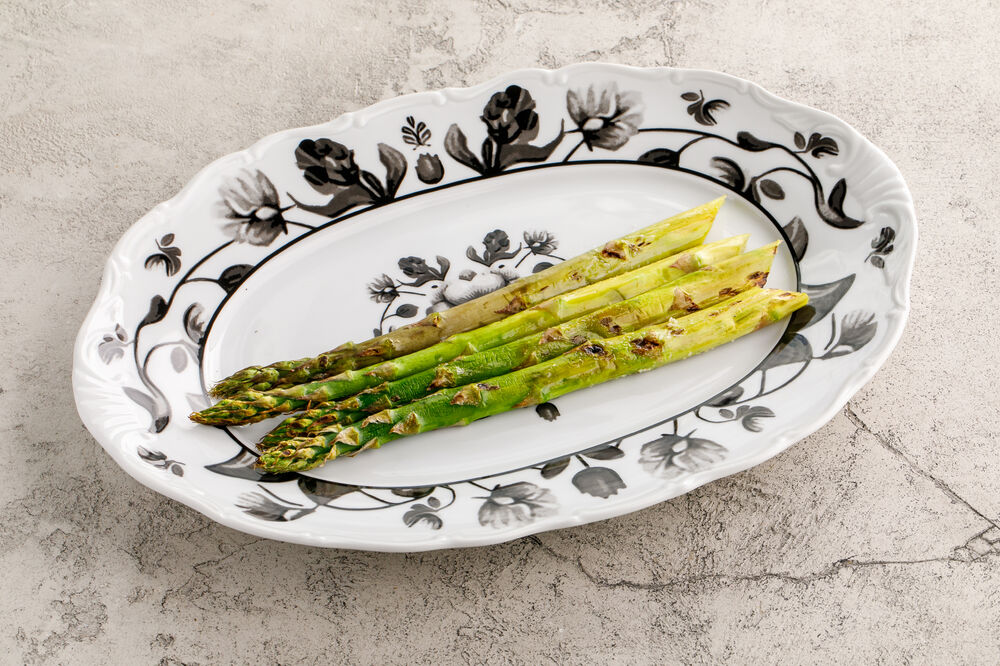 Grilled asparagus