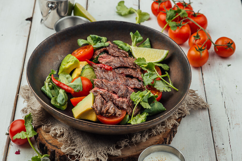 Steak salad