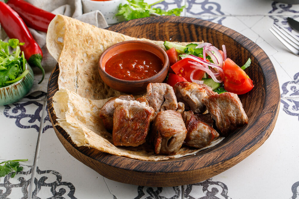 Lamb fillet shish-kebab