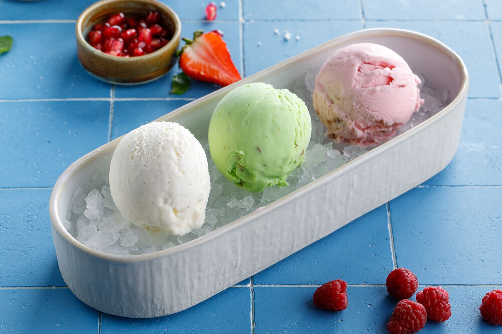 Ice-cream in assortment