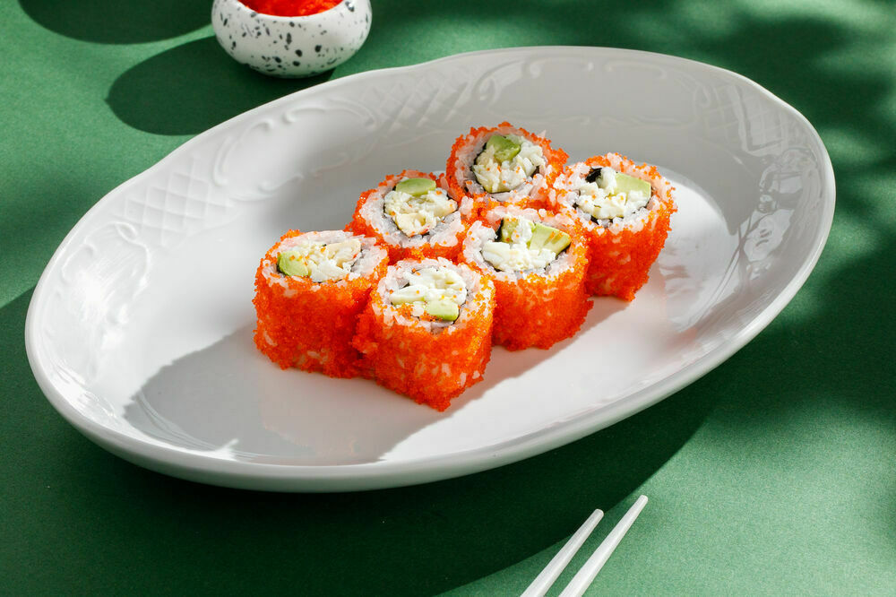 California roll with crab