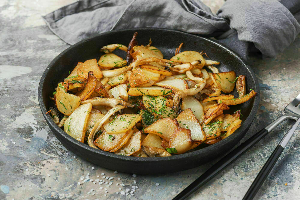 Chips with Chanterelles