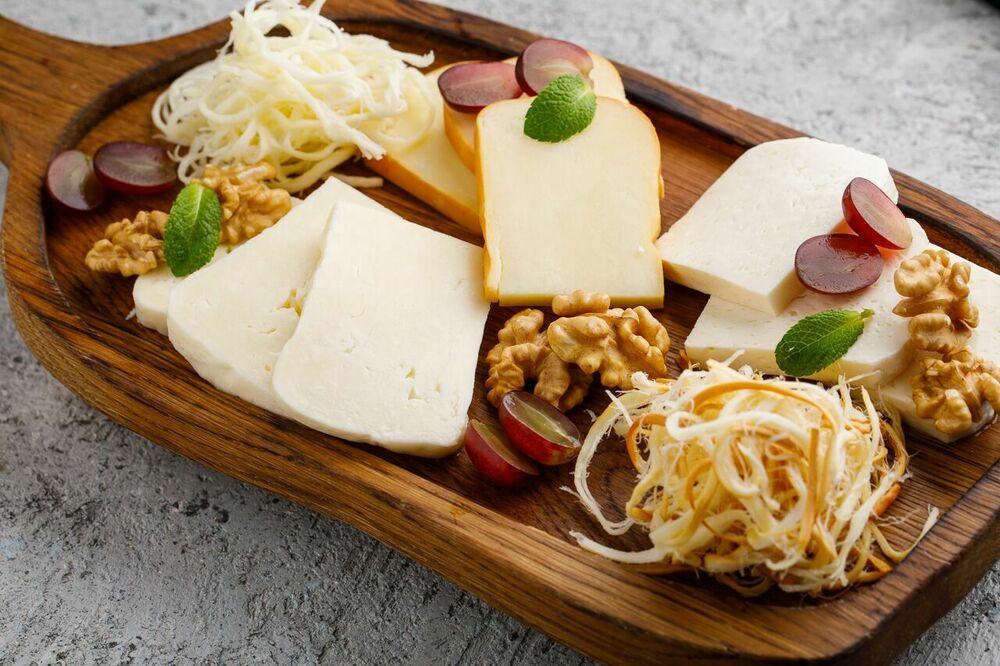 Assorted Georgian cheese