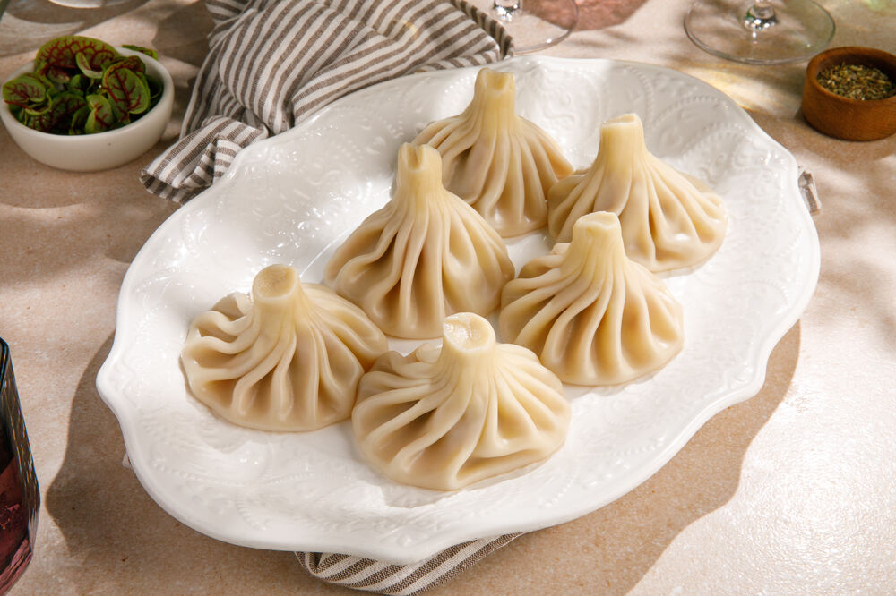 Khinkali with lamb