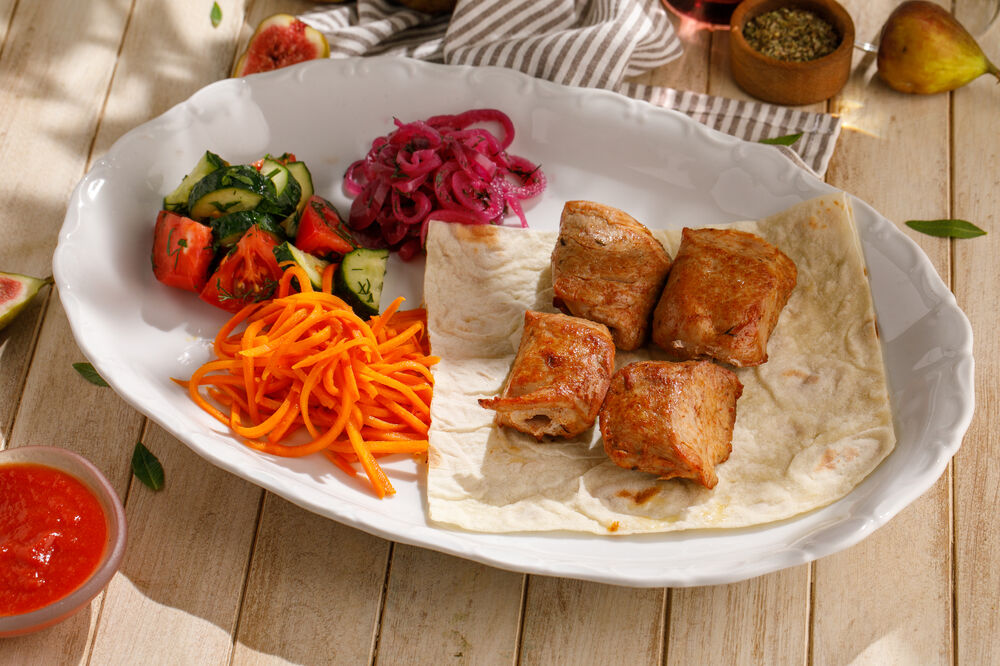 Veal shish-kebab