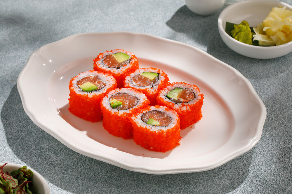 California with salmon