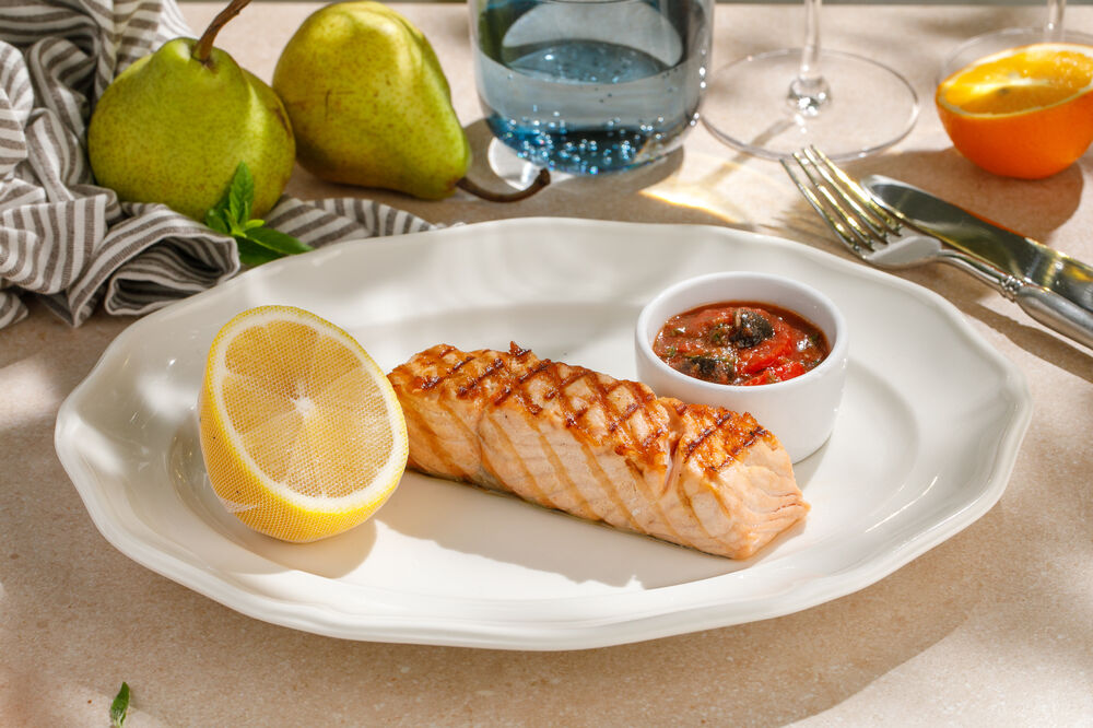 Salmon steak