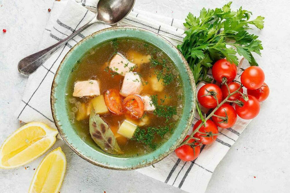Georgian fish soup
