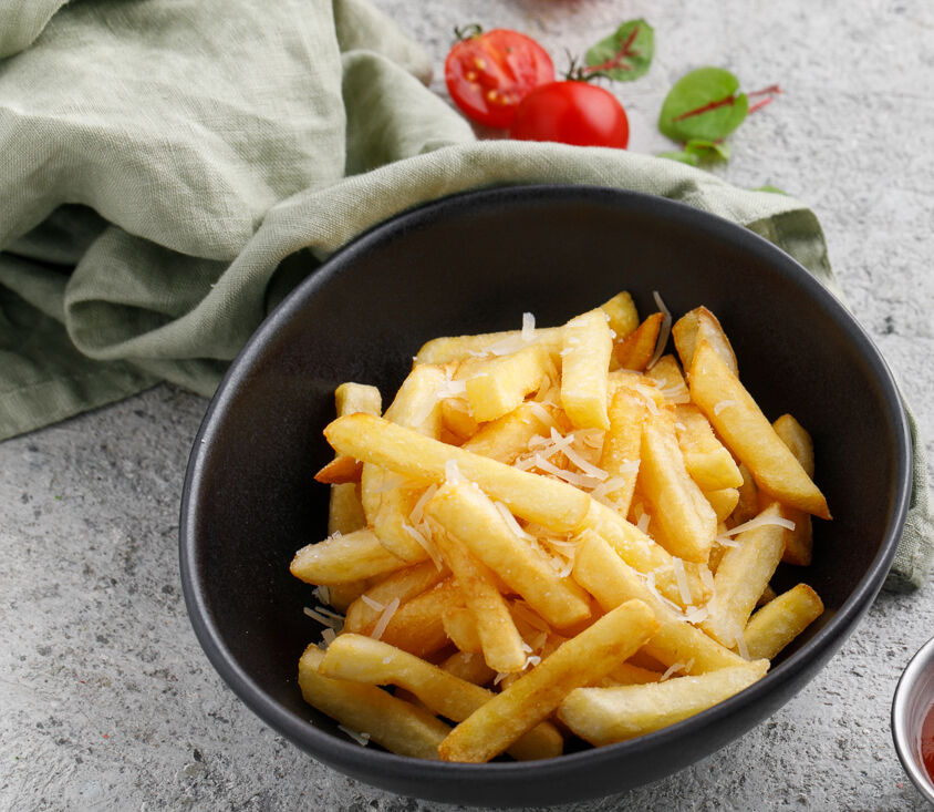 French fries with parmesan