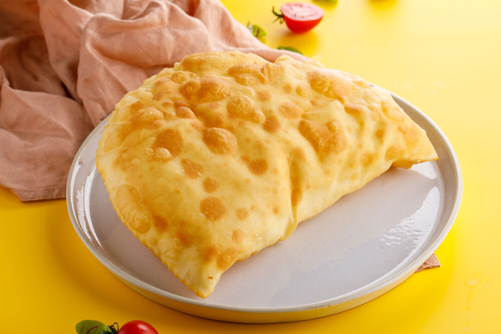 Cheburek with veal