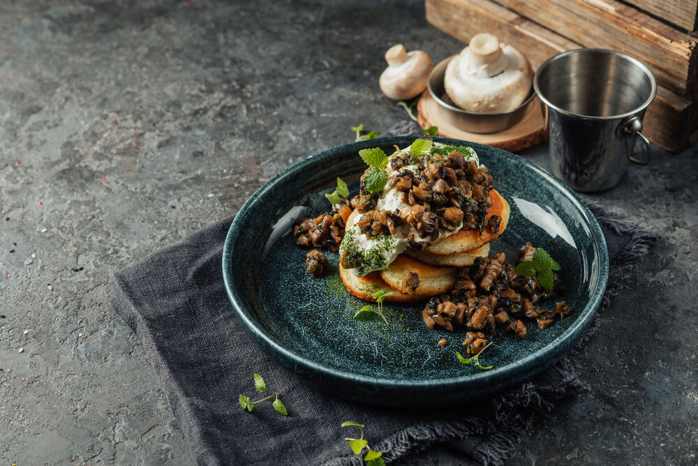 Mushroom Tartar Fritters