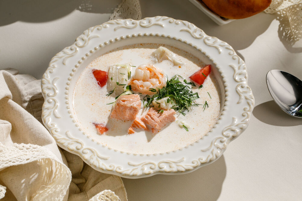 суп "Уха со сливками"