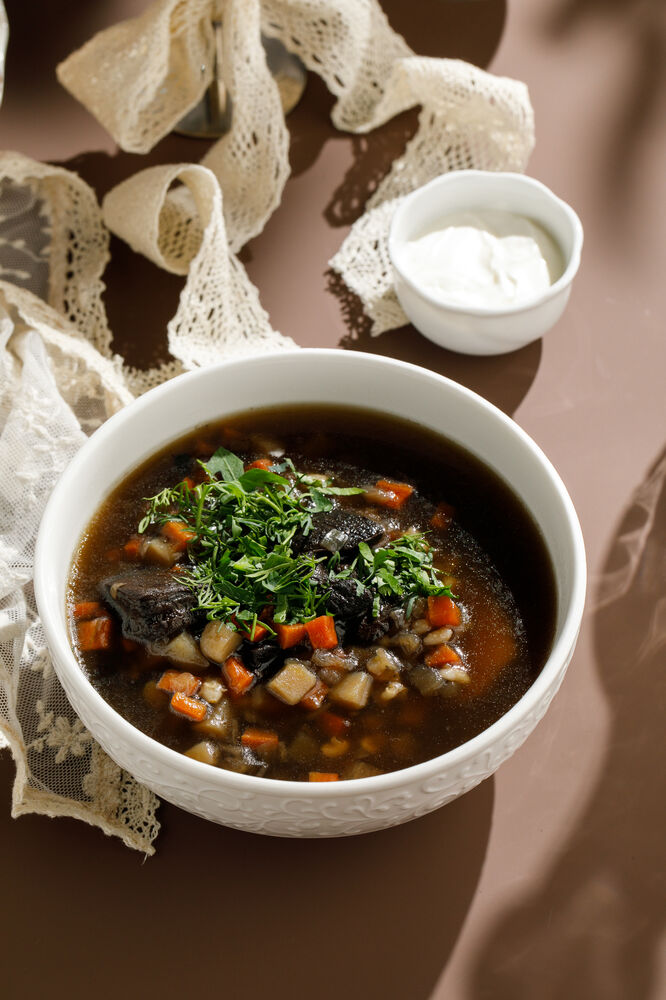 суп "С подосиновиками"