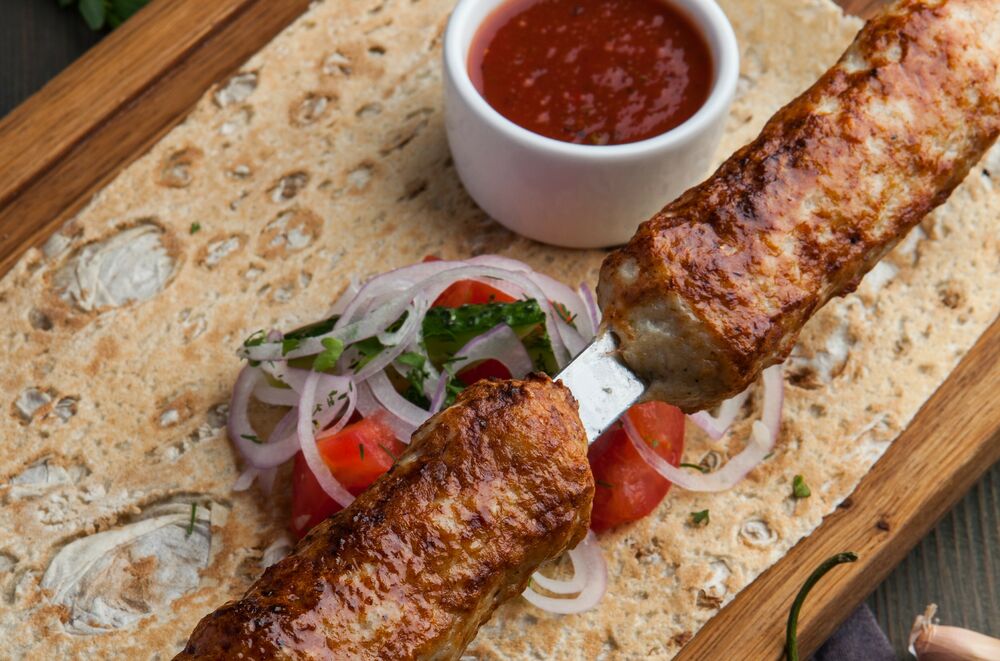 Chicken lulah-kebab