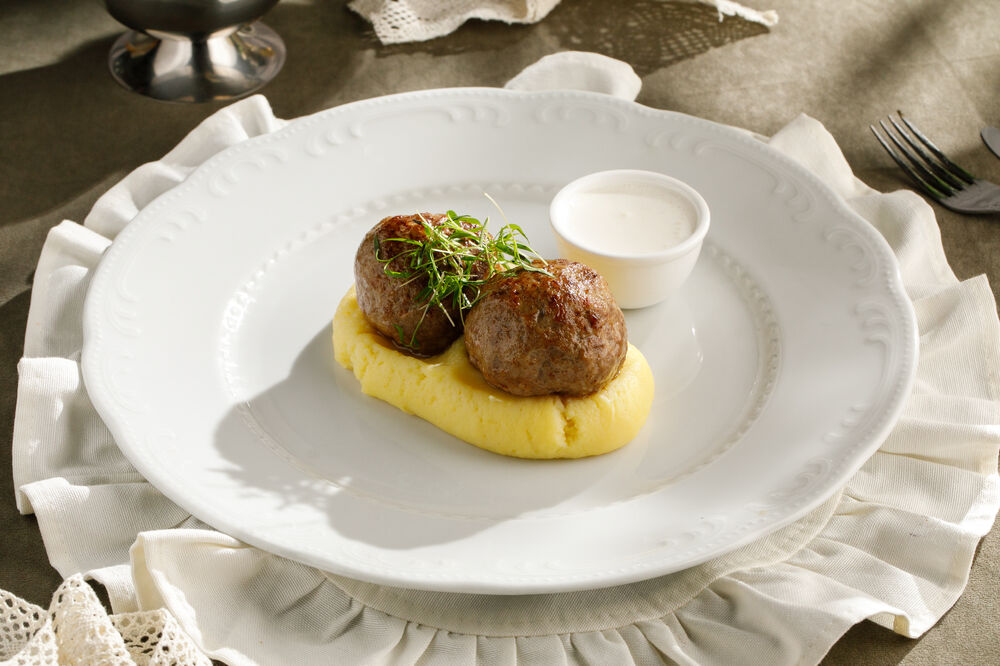 Homemade farm veal cutlets