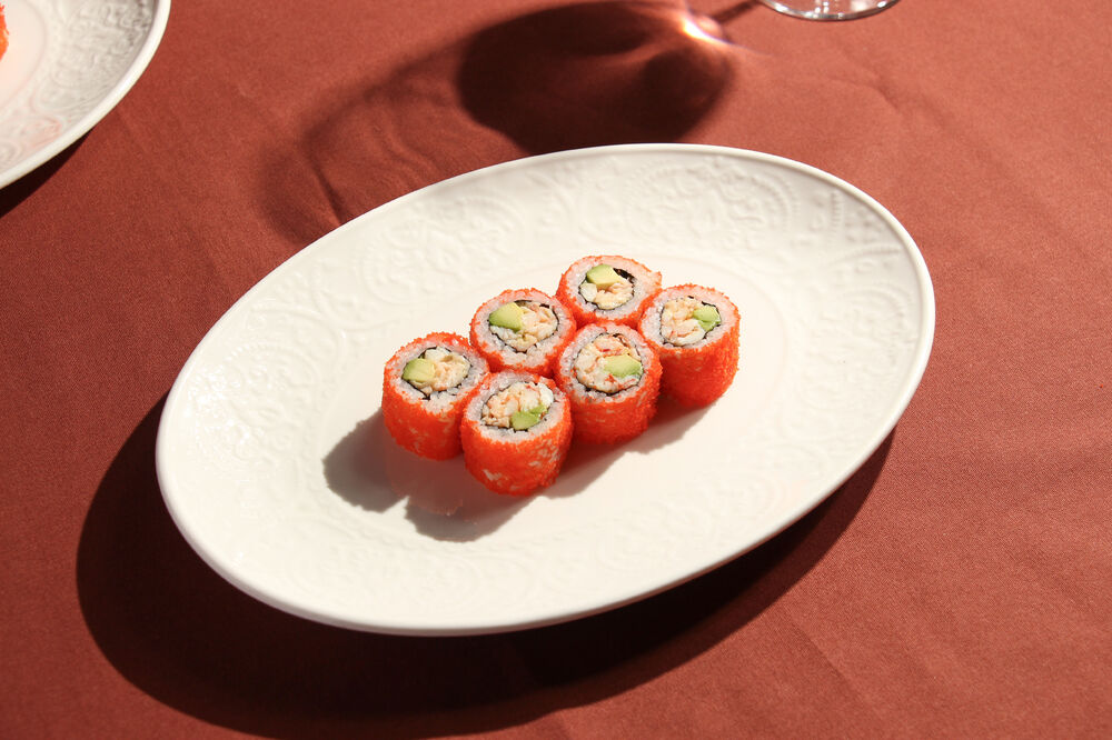 California with salmon