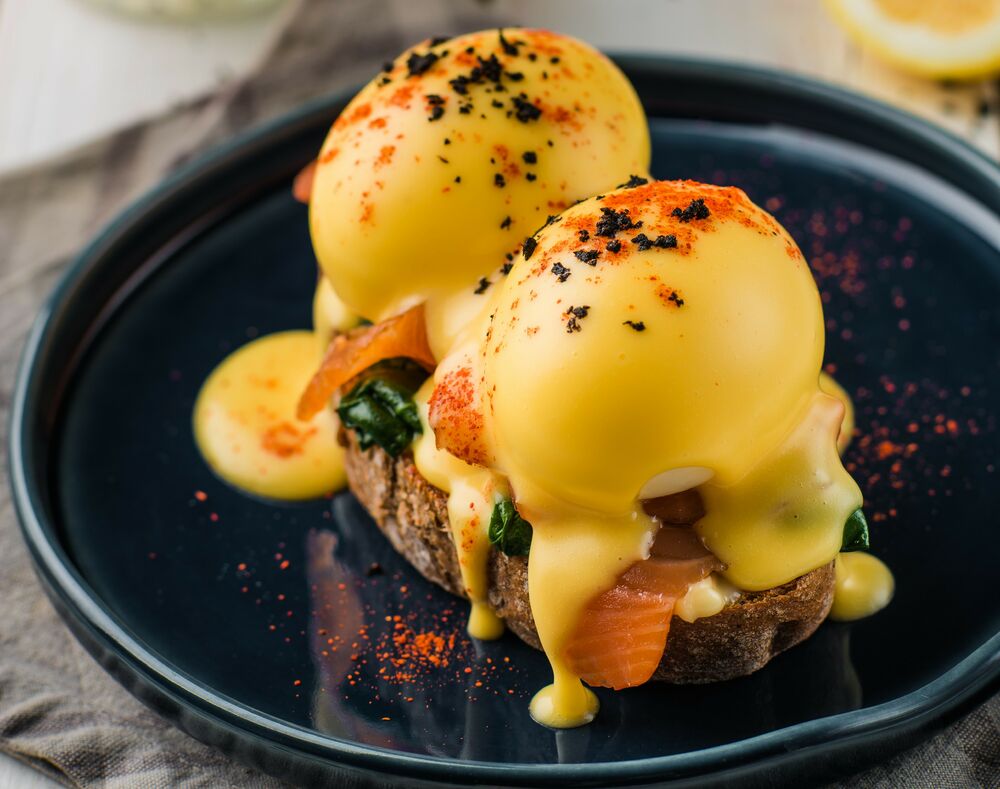 Egg Benetict with salmon