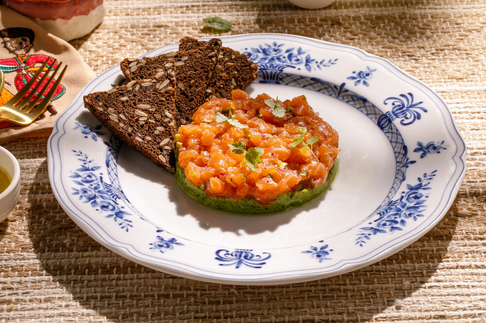 Salmone tartare