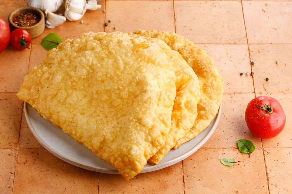 Cheburek with veal