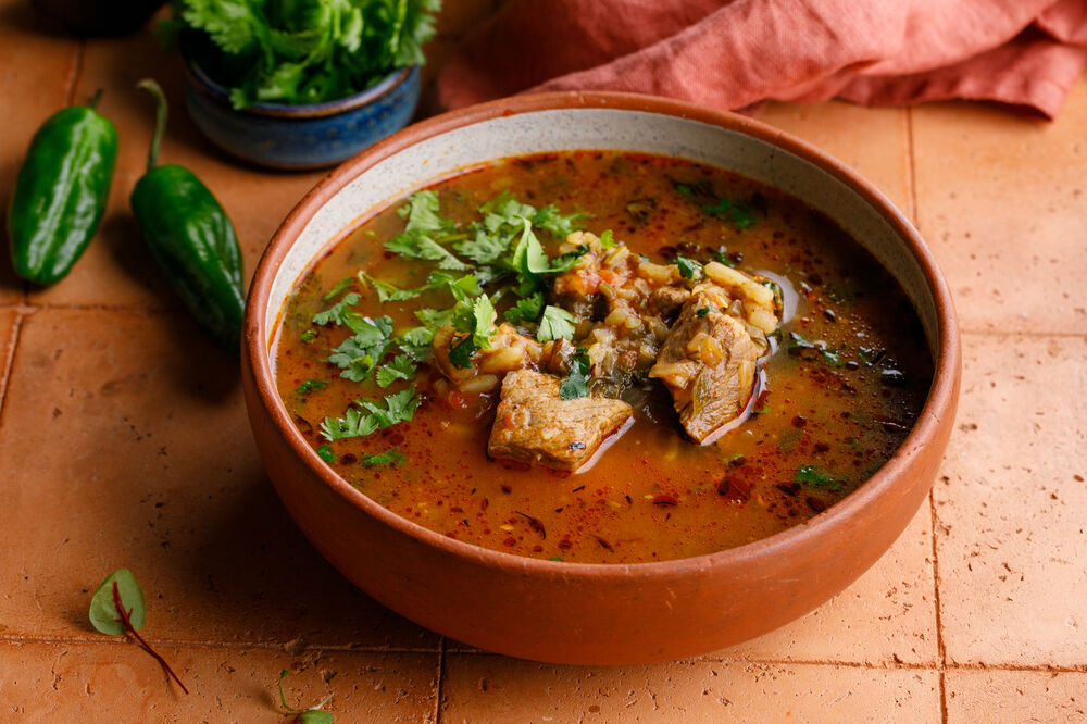 Kharcho soup with mutton