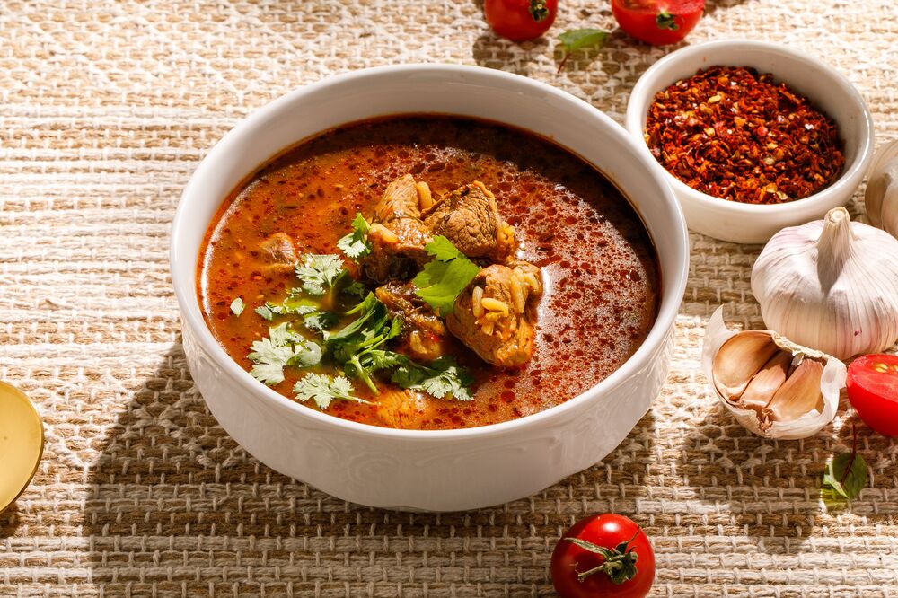 Kharcho soup with mutton