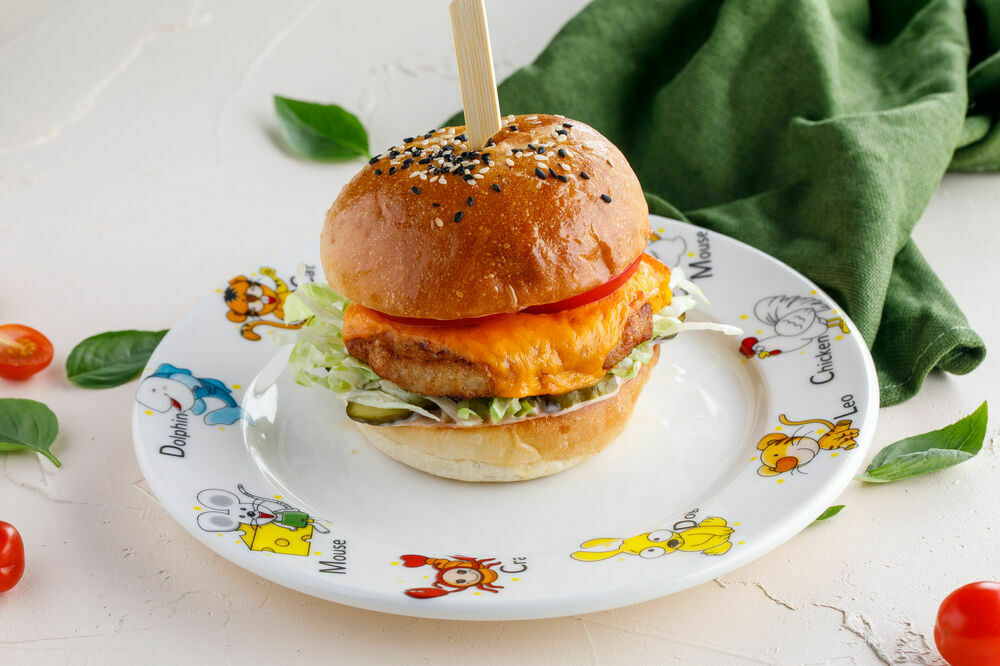 Moko burger with chicken