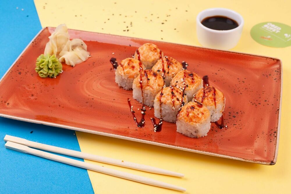 Baked Philadelphia Roll with Salmon