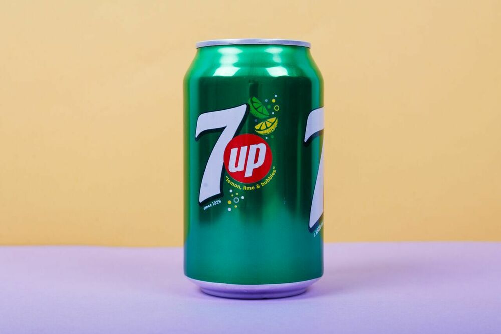 The drink is strongly carbonated "7-UP"