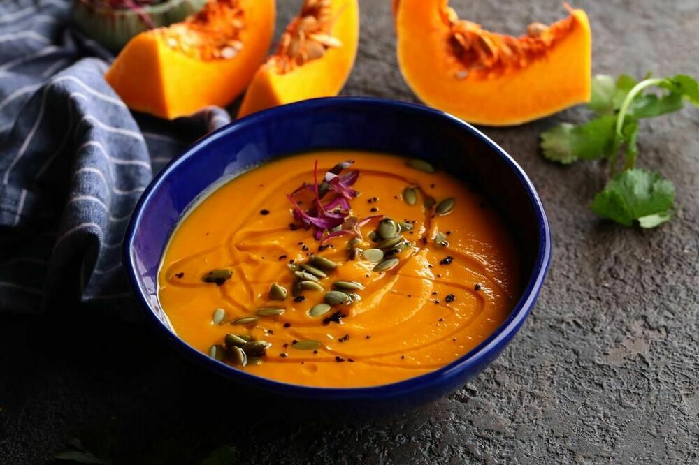 Pumpkin cream soup 