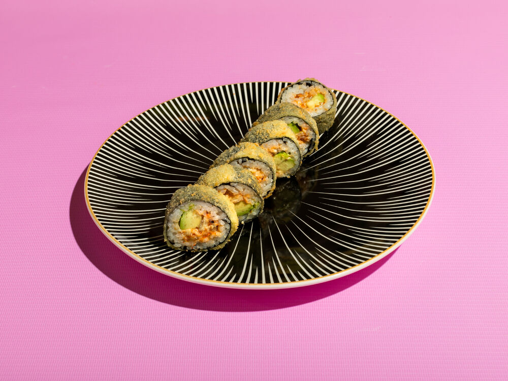 Tempura roll with crab